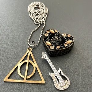 Three Pendants with Chain - Used